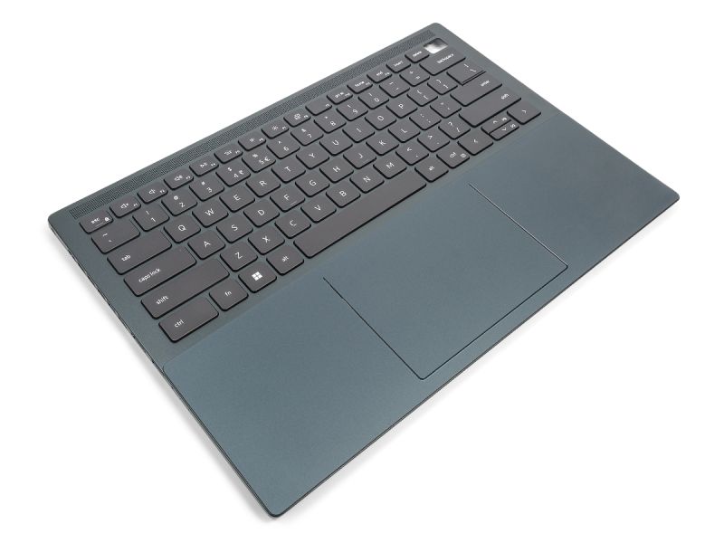 Dell Inspiron 7420 Palmrest, Touchpad & US/INT ENGLISH Backlit Keyboard - 09H2FF + 03FFC7 (HHYXG) - Dark Green