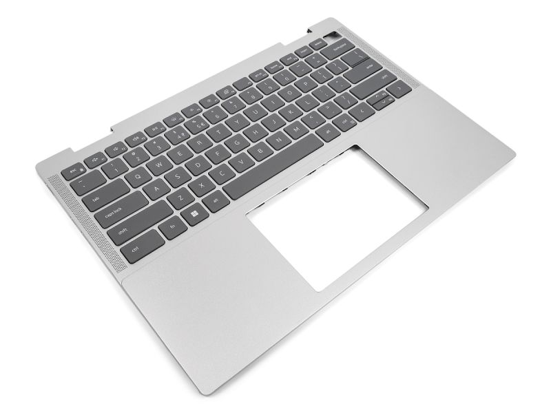 Dell Inspiron 7430 2-in-1 Thunderbolt Palmrest & US/INT ENGLISH Backlit Keyboard - 0MF0F1 + 05KMNH (MVHNY) - Platinum Silver