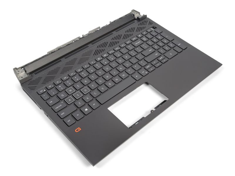 Dell G15 5510/5511/5515 Dark Shadow Palmrest & US ENGLISH RGB Backlit Keyboard - 04XJ3D (D8N2T)