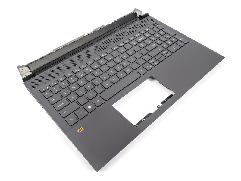 Dell G15 5520/5521/5525 Palmrest & US/INT ENGLISH Backlit Keyboard - 01FC2R (01GJC) - Dark Shadow Grey