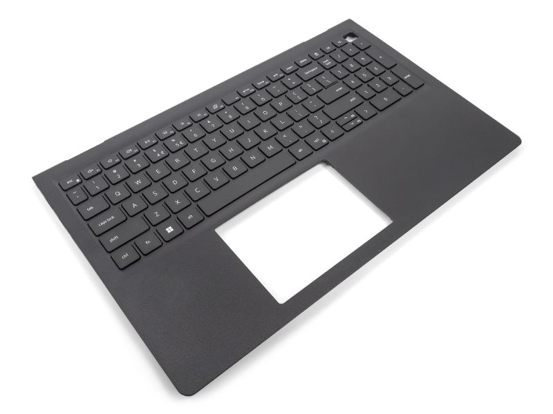 Dell Vostro 3510/3515/3520/3525 USB-C Palmrest & US/INT ENGLISH Backlit Keyboard - 06V84M (Y74RD) - Black