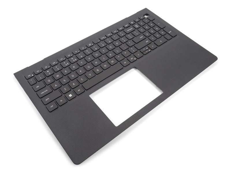 Dell Vostro 3510/3515/3520/3525 USB-C Palmrest & US/INT ENGLISH Backlit Keyboard - 0DHFJ3 (6N3X5) - Carbon Black