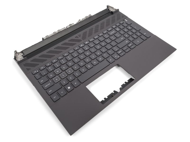 Dell G15 5530/5531 Palmrest & US ENGLISH RGB Backlit Keyboard - 025CCM (VGJJP) - Dark Shadow Grey