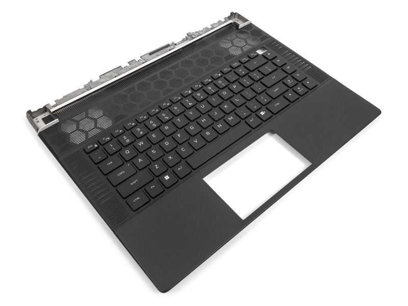 Dell Alienware X16 R1 Palmrest & US ENGLISH RGB (per-key) Backlit Keyboard - 0GN5NN + 0WH5Y9 (4RTTV) - Black