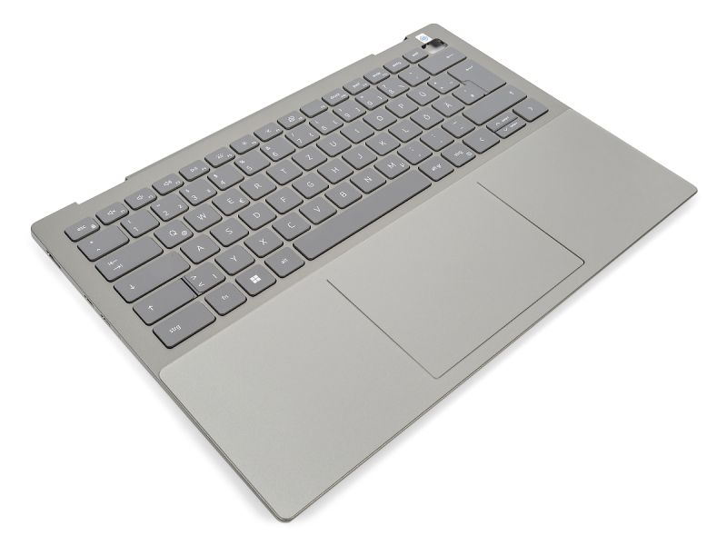 Dell Inspiron 7420/7425 2-in-1 Palmrest, Touchpad & GERMAN Backlit Keyboard - 0VG9M1 + 06NRD6 (Y9PXN) - Pebble Green