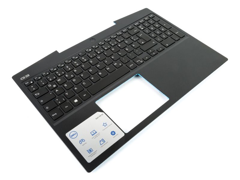 Dell G3-3590 Palmrest & GERMAN Backlit Keyboard - 0P0NG7 + 0KRHKG