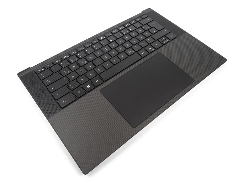 Dell XPS 9500/9510/9520/9530 & Precision 5570 Palmrest, Touchpad & GERMAN Backlit Keyboard - 0TJP2V + 0DPY7K (437X9)