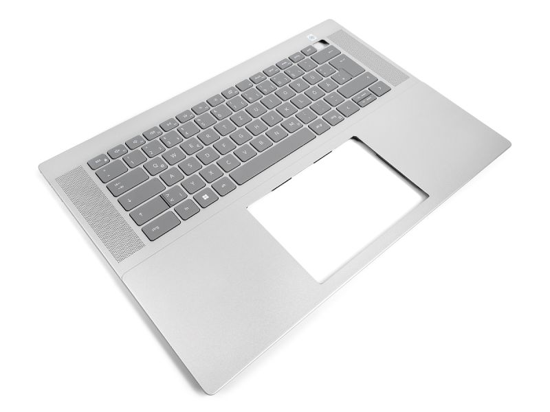 Dell Inspiron 5620/5625 Palmrest & GERMAN Backlit Keyboard - 0HJ5PC + 06NRD6 (M86CJ) - Silver