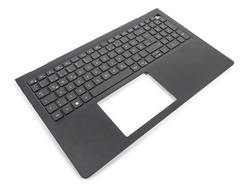 Dell Vostro 3510/3515/3520/3525 USB-C Palmrest & GERMAN Keyboard - 06V84M (X6VF5) - Black