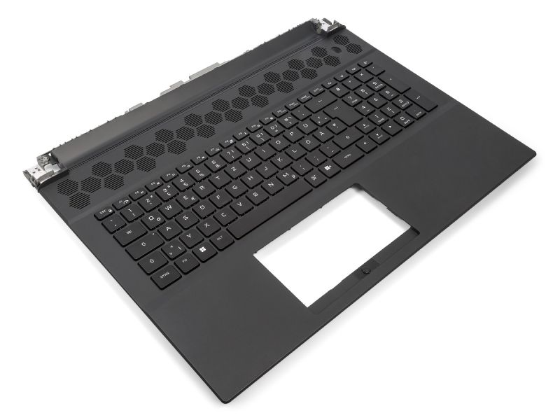 Dell Alienware m18 R1/R2 Palmrest & GERMAN Per-Key RGB Backlit Keyboard - 07N46R + 0VMWC4