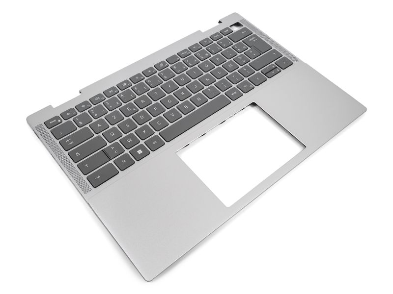 Dell Inspiron 7430/7435 Thunderbolt Palmrest & FRENCH Backlit Keyboard - 0MF0F1 + 06MHDF (YJD35) - Silver