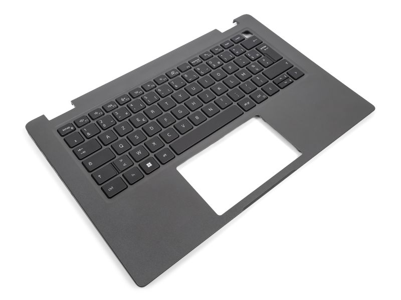 Dell Latitude 3440/E3440 USB-C Palmrest & FRENCH Backlit Keyboard with microSIM slot - 03VCCF + 0NMWP8 (P81DH) - Black