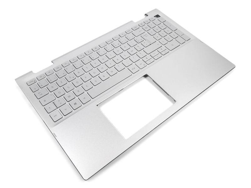 Dell Inspiron 7500/7506 2-in-1 Silver Palmrest & FRENCH Backlit Keyboard - 0NFP82 + 0TJFR5