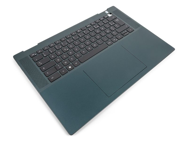 Dell Inspiron 7620 2-in-1 Palmrest & Touchpad & FRENCH Backlit Keyboard - 0HH9P4 (DFWMH) - Dark Green