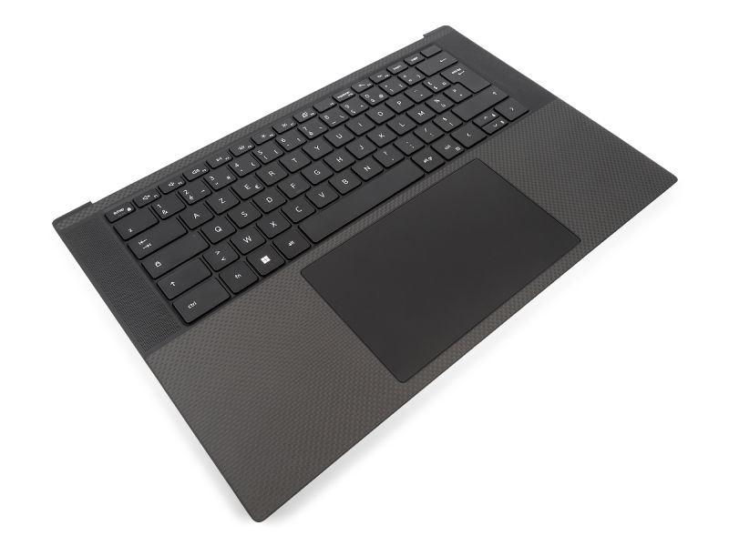 Dell Precision 5550/5560/5570 Palmrest, Touchpad & FRENCH Backlit Keyboard - 0TJP2V + 0DX5T3 (TY5HW)