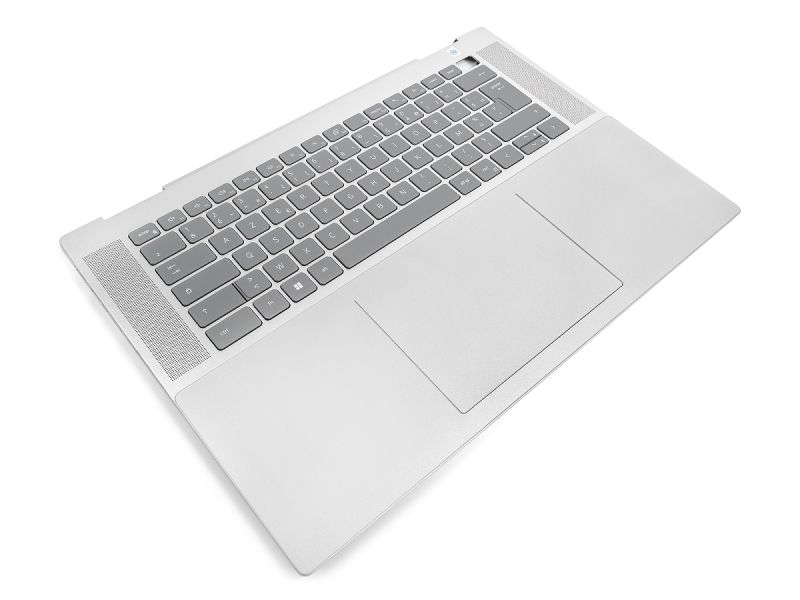 Dell Inspiron 7620 2-in-1 Palmrest & Touchpad & FRENCH Backlit Keyboard - 0MN1PK + 06MHDF (GV30J) - Silver