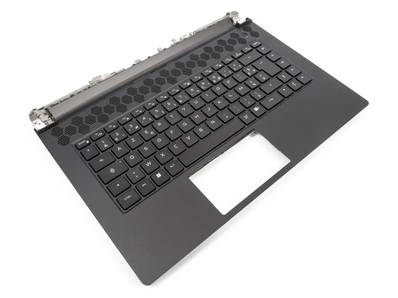 Dell Alienware m15 R7 Palmrest & FRENCH RGB Backlit Keyboard - 0HN40P + 0RXMJG (M6CTC)