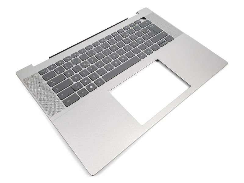 Dell Inspiron 5635 USB-C Palmrest & FRENCH Backlit Keyboard - 0XJMGD + 06MHDF (V939P) - Silver