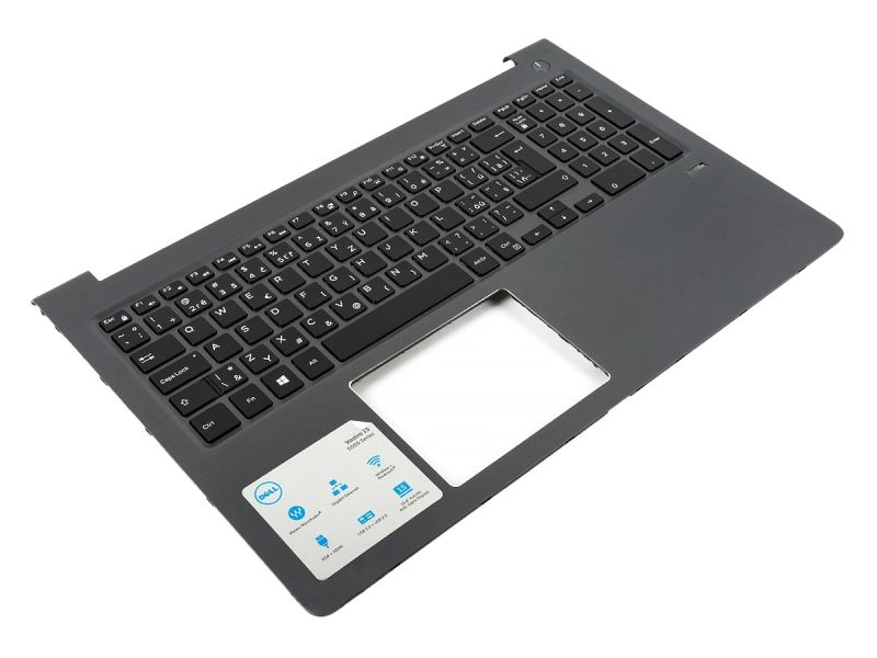 Dell Vostro 5568 Biometric Palmrest & CZECH/SLOVAK Backlit Keyboard - 0FCN57 + 0T3C9W