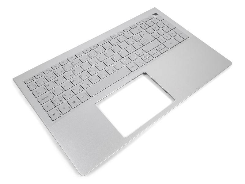 Dell Inspiron 5501/5502 USB-C Palmrest & CZECH / SLOVAK Backlit Keyboard - PTFJT (PTFJT) - Silver