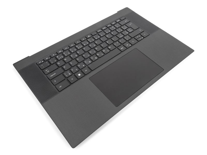 Dell XPS 9720 & Precision 5770 Palmrest, Touchpad & CZECH / SLOVAK Backlit Keyboard - 00DJYF + 0F9XF4 (D77TJ)