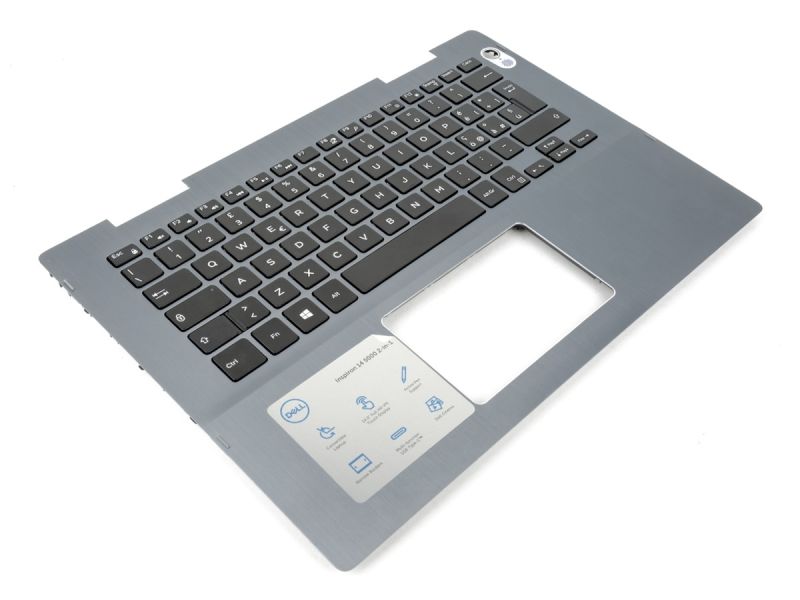 Dell Inspiron 5481/5482/5485/5491 2-in-1 Grey Palmrest & ITALIAN Keyboard - 09VMHF + 0YGCVM