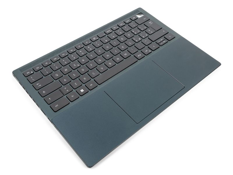 Dell Inspiron 7420 Palmrest, Touchpad & ITALIAN Backlit Keyboard - 09H2FF + 04J7X7 (7PJRJ) - Dark Green