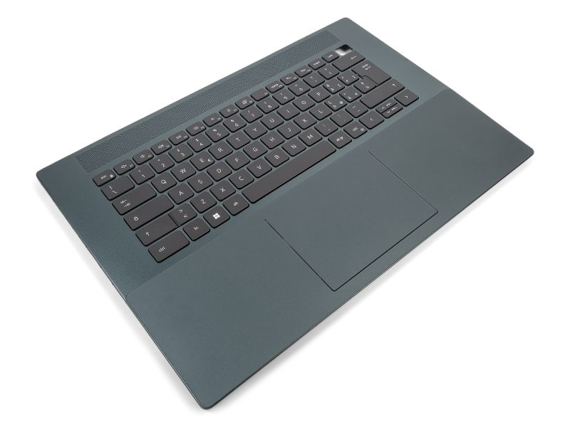 Dell Inspiron 7620 Intel/3050 Palmrest & Touchpad & ITALIAN Backlit Keyboard - 0RYX3M + 04J7X7 (YFW4J) - Dark Green