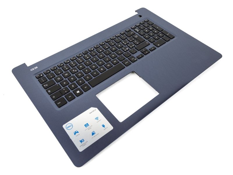 Dell G3-3779 Recon Blue Palmrest & ITALIAN Backlit Keyboard - 06XX1G + 0PXRC6