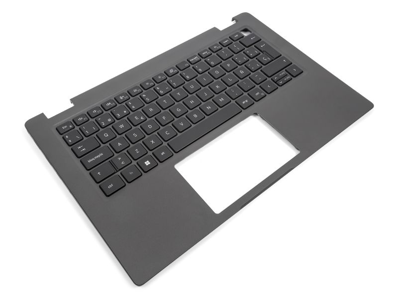 Dell Latitude 3440/E3440 USB-C Palmrest & SPANISH Backlit Keyboard - 0R2DCD + 0P9PH6 (8G5N1) - Black