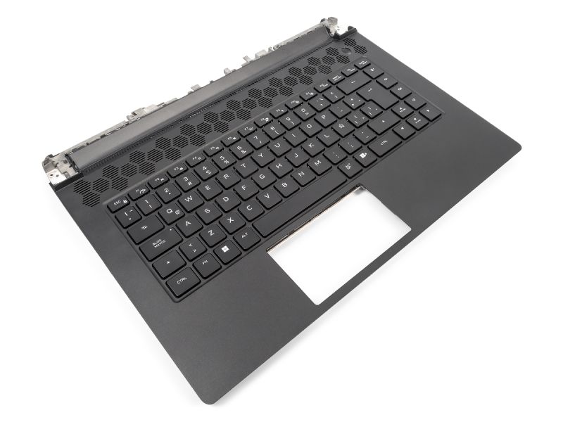 Dell Alienware m15 R7 Palmrest & SPANISH (LATIN) RGB Backlit Keyboard - 0HN40P + 0YJK08 (MD9FJ)