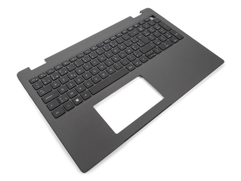 Dell Latitude 3540/E3540 USB-C Palmrest & BELGIAN Backlit Keyboard - 0DVR0W + 0T5V04 (CT0K5) - Dark Grey