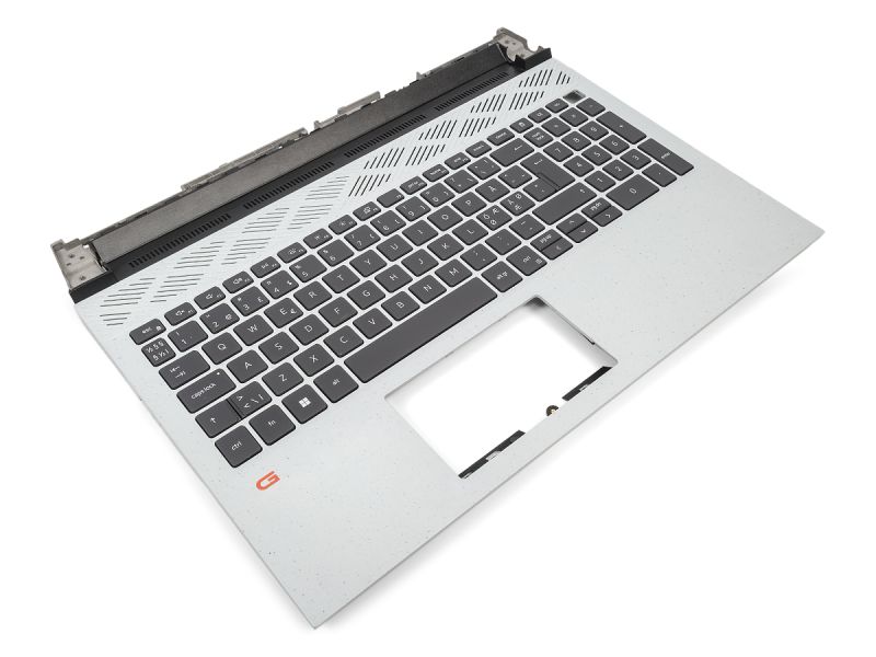 Dell G15 5510/5511/5515 Phantom Grey Palmrest & NORDIC Backlit Keyboard - 095P6M + 065M20 (F4K20)