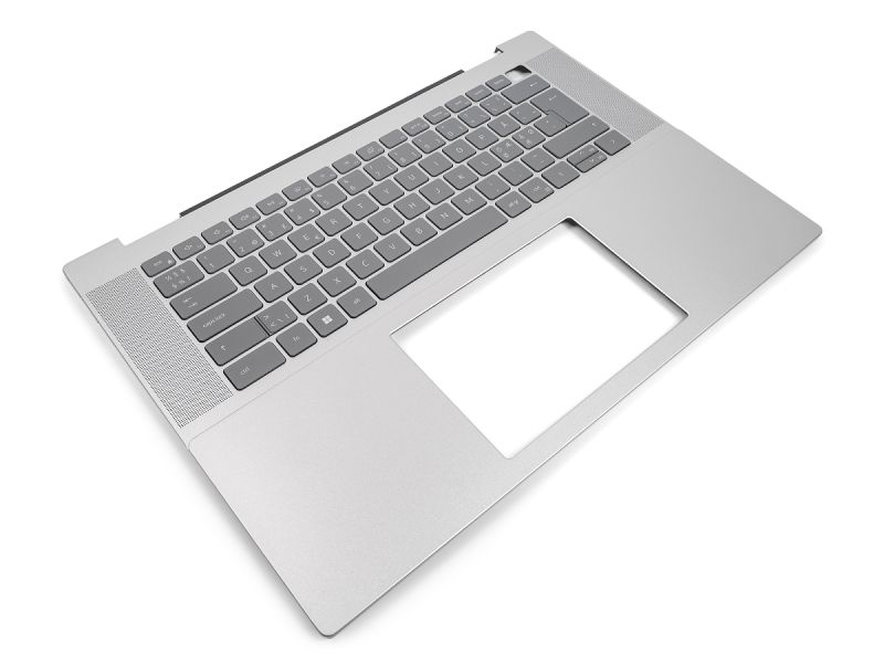 Dell Inspiron 5630/5635 Thunderbolt Palmrest & NORDIC Backlit Keyboard - 0D4WJ7 + 06RC0X (4WKND) - Silver