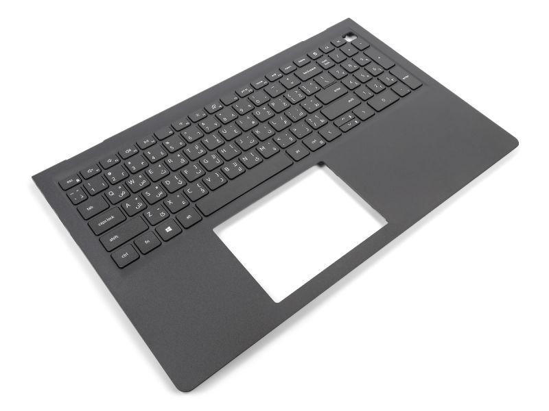 Dell Inspiron 3510/3511/3515/3520/3525 Palmrest & ARABIC Keyboard - 054WVM (09P9C) - Black