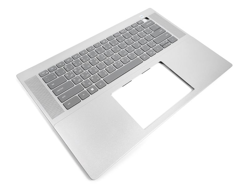 Dell Inspiron 5620/5625 Palmrest & ARABIC Backlit Keyboard - 0HJ5PC + 0593PM (C5P6P) - Silver