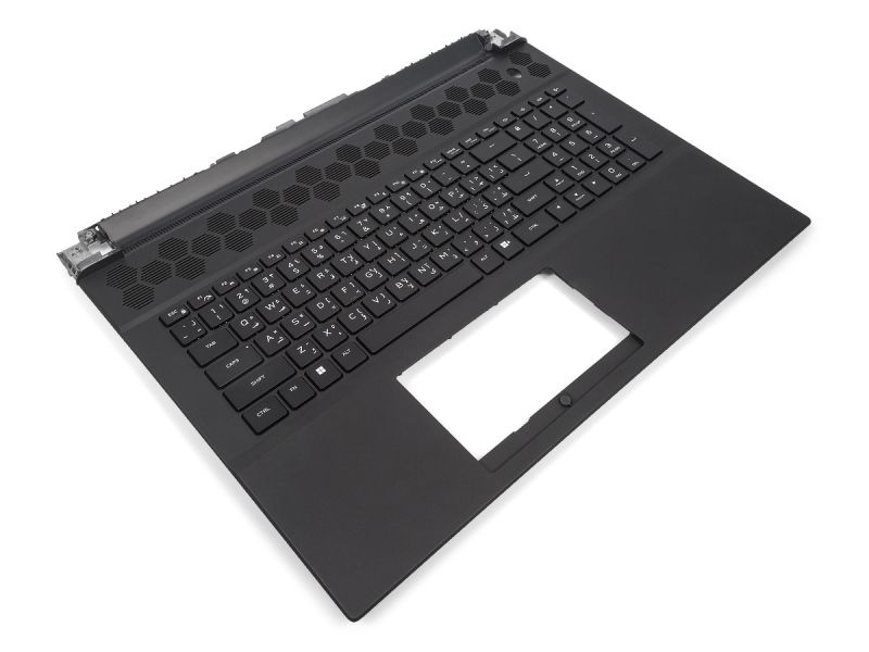 Dell Alienware m18 R1/R2 Palmrest & ARABIC Per-Key RGB Backlit Keyboard - 0MVCNK + 0TCFR5