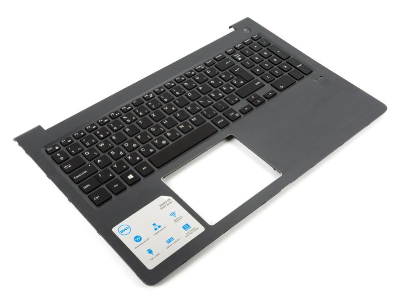 Dell Vostro 5568 Biometric Palmrest & HUNGARIAN Backlit Keyboard - 0FCN57 + 0TJRHX