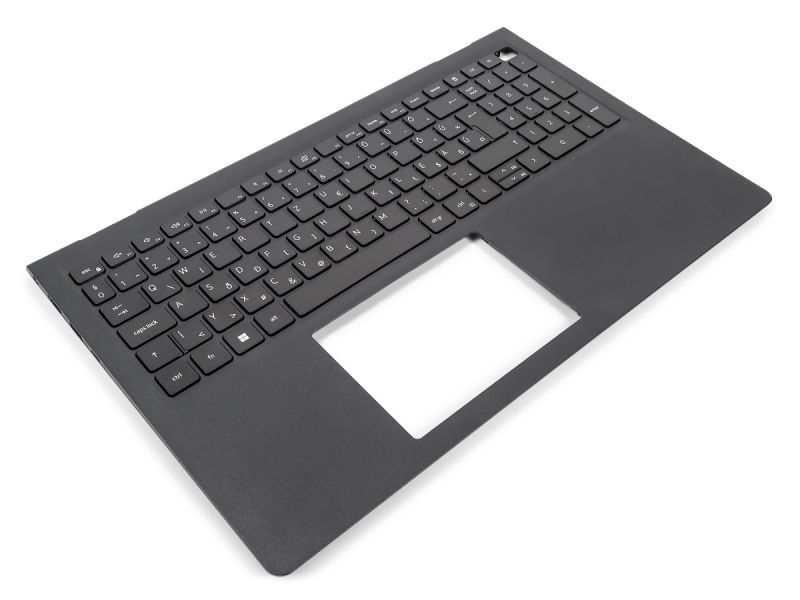 Dell Inspiron 3510/3511/3515/3520/3525 USB-C Palmrest & HUNGARIAN Keyboard - C6D40 (1NXWT) - Black