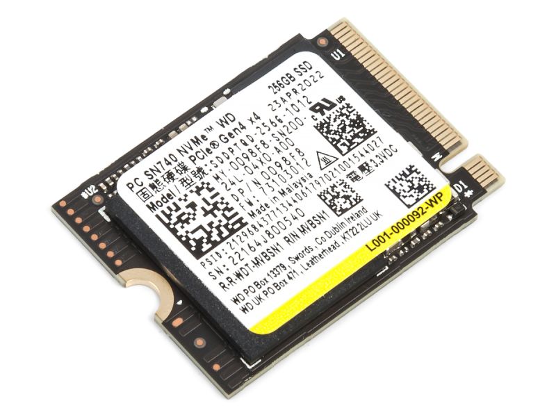 256GB Western Digital SN740 PCIe NVMe M.2 2230 SSD Drive SDDPTQD-256G (Refurbished)