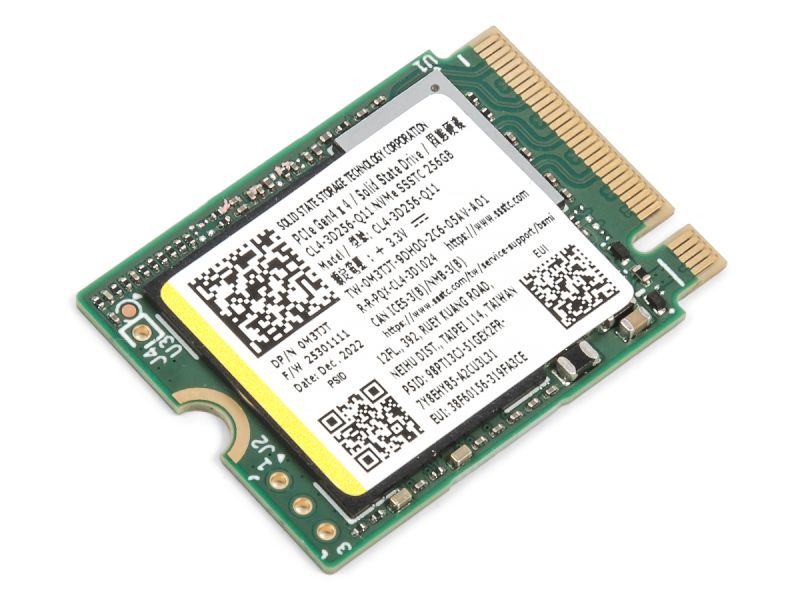 256GB SSSTC PCIe NVMe M.2 2230 SSD Drive CL4-3D256-Q11 (Refurbished)