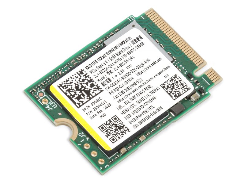 256GB SSSTC PCIe NVMe M.2 2230 SSD Drive CL4-3D256-Q41 (Refurbished)