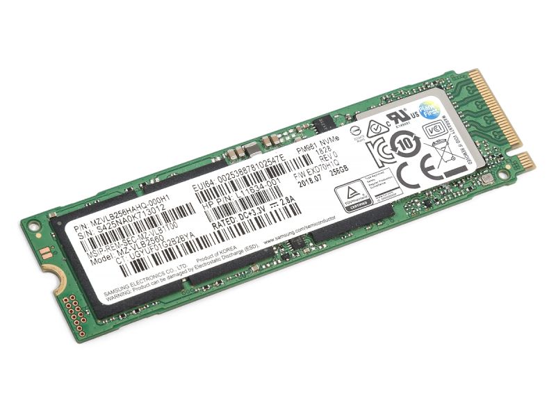 256GB Samsung PCIe NVMe M.2 2280 SSD Drive L11634-001 MZ-VLB2560 (Refurbished)