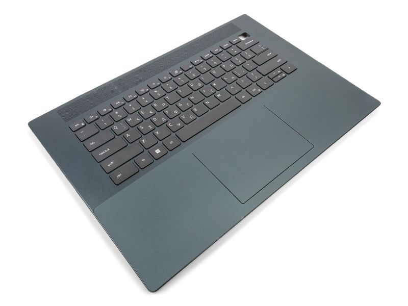 Dell Inspiron 7620 RTX 3060 Palmrest & Touchpad & GREEK Backlit Keyboard - 0KRP8J + 03JPKF (DNVJR) - Dark Green