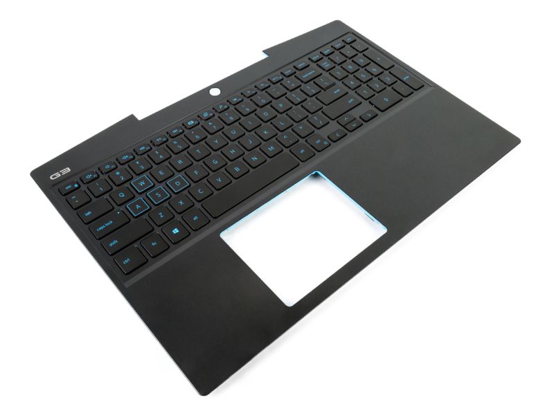 Dell G3-3590 Palmrest & US ENGLISH BLUE Backlit Keyboard - 05DC76 + 0D6D4C