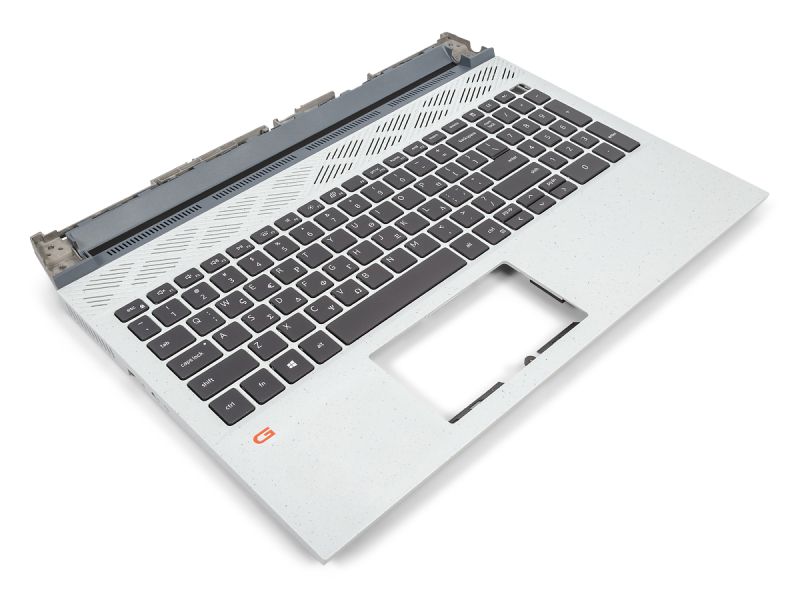 Dell G15 5520/5521/5525 Palmrest & GREEK Backlit Keyboard - 09YDP0 + 0WWTW2 (J0TMX) - Phantom Grey