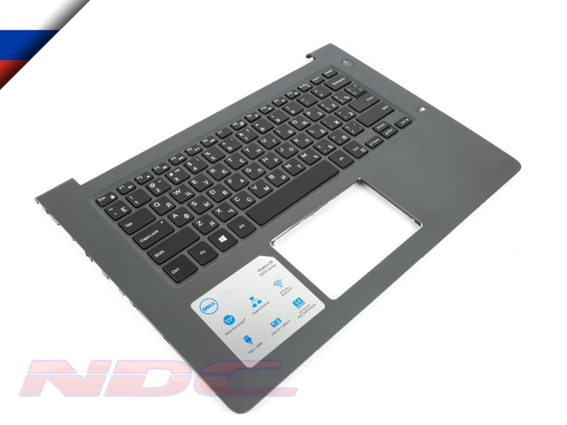 D9GDC 7C6VM Dell Vostro 14-5468 Biometric Palmrest & RUSSIAN Backlit Keyboard 0D9GDC 07C6VM