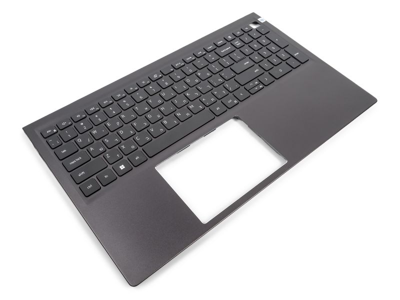 Dell Vostro 5510/5515 USB-C Palmrest & HEBREW Backlit Keyboard - 0JVYYX + 08TT09 (KTM32)