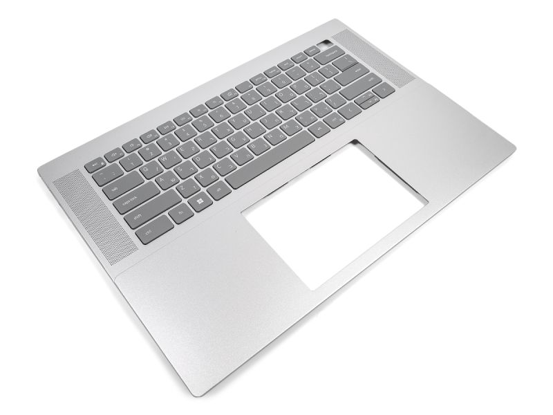 Dell Inspiron 5620/5625 Palmrest & HEBREW Backlit Keyboard - 0HJ5PC + 05PF87 (FC7XC) - Silver