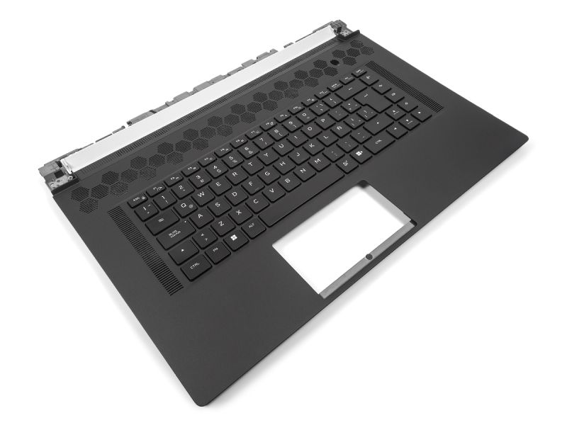 Dell Alienware X17 R1/R2 Palmrest & SPANISH (LATIN) Per-Key RGB Backlit Keyboard - 04YMDK (7TR4C)